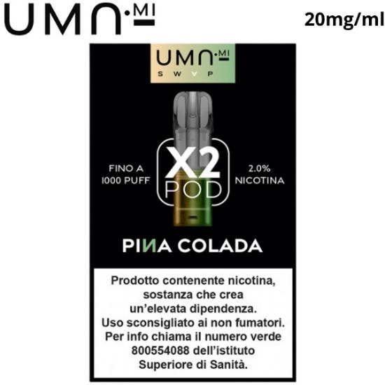 Picture of UMA.MI SWAP POD 1x2pz PINA COLADA 2ml 20mg/ml - PLN012419
