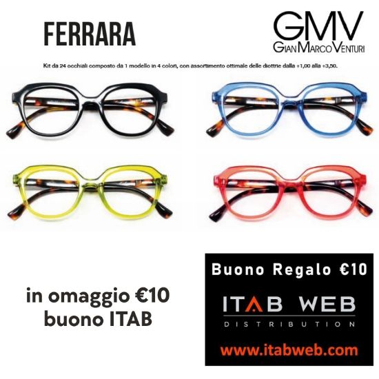 Immagine di OCCHIALI GRAD. GMV FERRARA (da 1.00 a 3.50) 24pz
