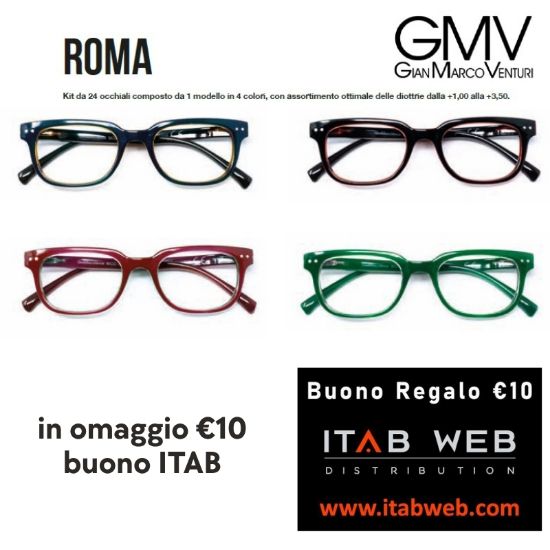 Immagine di OCCHIALI GRAD. GMV ROMA (da 1.00 a 3.50) 24pz