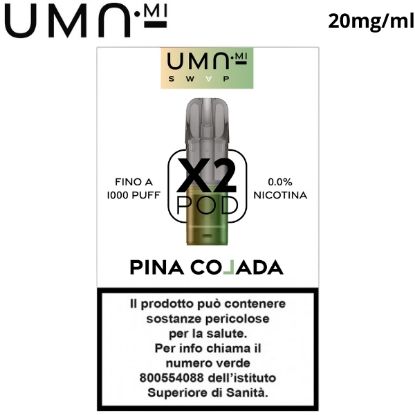 Immagine di UMA.MI SWAP POD 1x2pz PINA COLADA 2ml 0mg/ml - PL0014700 SENZA NICOTINA