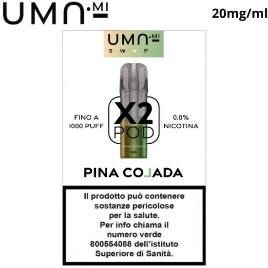 Picture of UMA.MI SWAP POD 1x2pz PINA COLADA 2ml 0mg/ml - PL0014700 SENZA NICOTINA