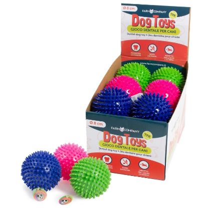 Immagine di PET GIOCHI BITE PALLA DENTALE ANTISTRESS D.8cm 12pz