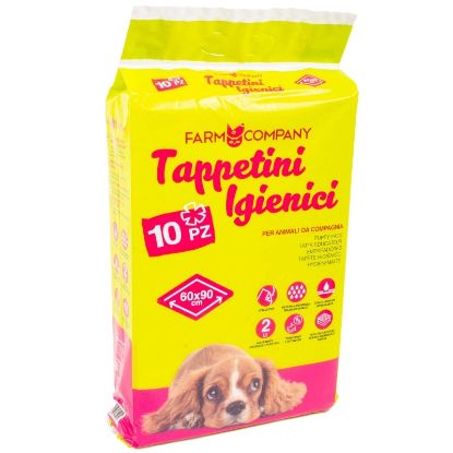 Immagine di PET TAPPETINI IGIENICI per ANIMALI 60x90cm 10pz ASSORBENTI