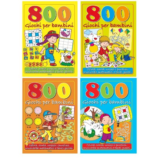 Picture of ALBUM LIBRI GIOCHI DA RISOLVERE PER BAMBINI 1pz ASSORTITI
