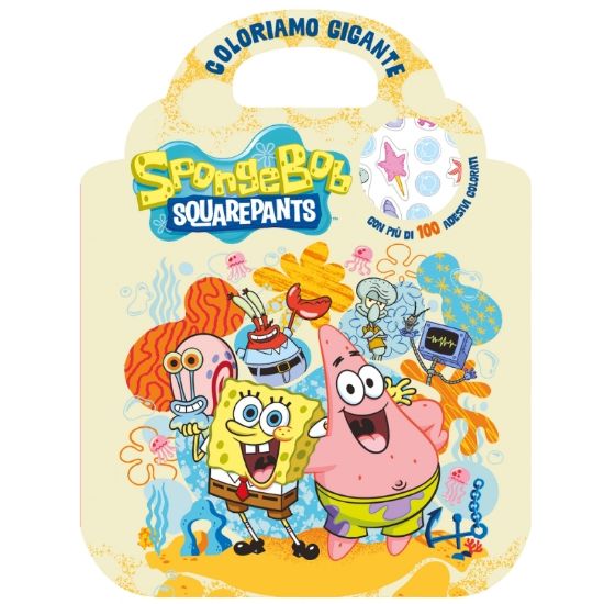 Immagine di ALBUM LIBRI Spongebob - Album da colorare con più di 100 sticker