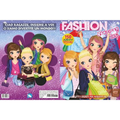 Immagine di ALBUM LIBRI FASHION SHOPPING DAY - Attacca e stacca 150 adesivi removibili
