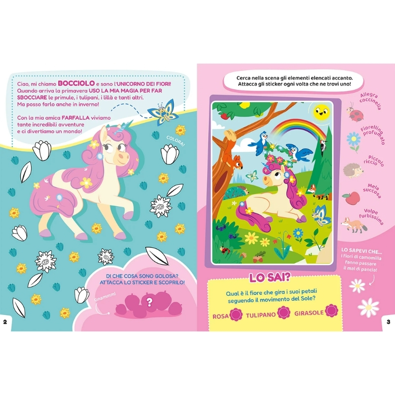Immagine di GIUNTI LIBRI MAGICI UNICORNI. COLORA GIOCA ATTACCA - PVP.6,9 - W2026