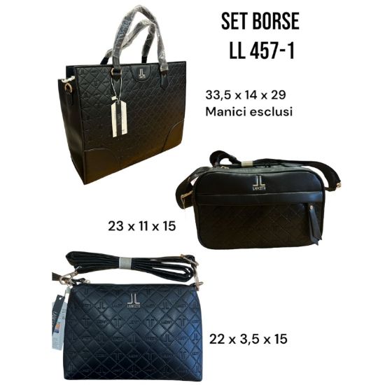 Immagine di BORSA LANCETTI 1x3pz TRIS NERO