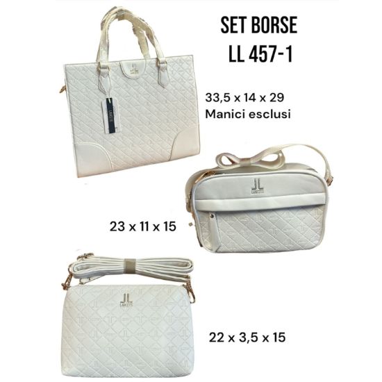 Immagine di BORSA LANCETTI 1x3pz TRIS WHITE