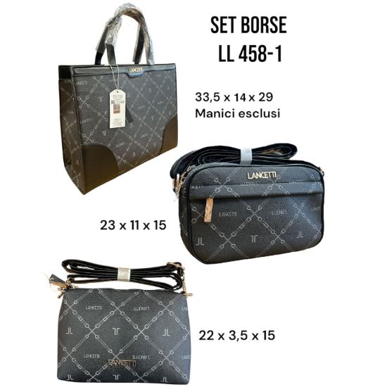 Immagine di BORSA LANCETTI 1x3pz TRIS NERO