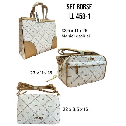 Immagine di BORSA LANCETTI 1x3pz TRIS WHITE