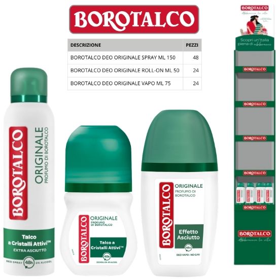 Immagine di DEODORANTE BOROTALCO EXPO 96pz
