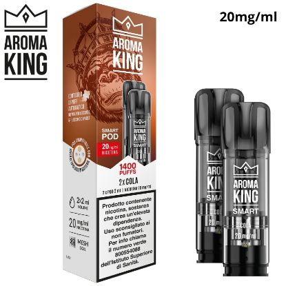 Immagine di AROMA KING POD 1x2pz COLA 2ml 20mg/ml - PLN015715