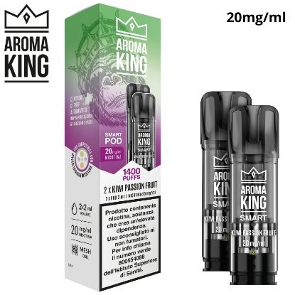 Immagine di AROMA KING POD 1x2pz KIWI PASSION GUAVA 2ml 20mg/ml - PLN015719