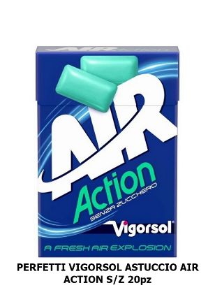 Immagine di PERFETTI VIGORSOL ASTUCCIO AIR ACTION S/Z 20pz composta da:
