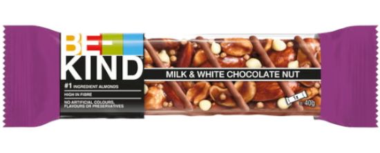 Immagine di BARRETTA BE-KIND 12pz 40gr MILK WHITE CHOCO