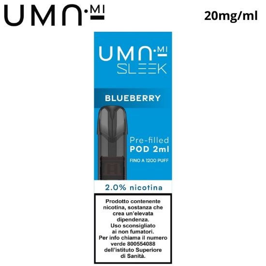 Picture of UMA.MI SLEEK POD 1pz BLUEBERRY 2ml 20mg/ml - PLN016651