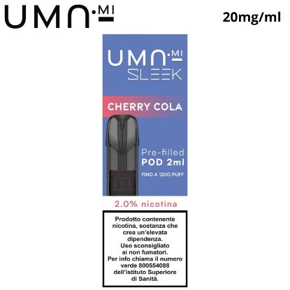 Immagine di UMA.MI SLEEK POD 1pz CHERRY COLA 2ml 20mg/ml - PLN016652
