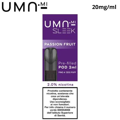Immagine di UMA.MI SLEEK POD 1pz PASSION FRUIT 2ml 20mg/ml - PLN016656