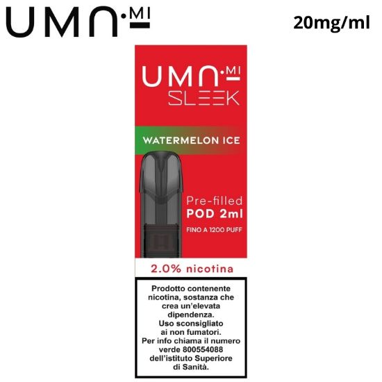 Picture of UMA.MI SLEEK POD 1pz WATERMELON ICE 2ml 20mg/ml - PLN016661