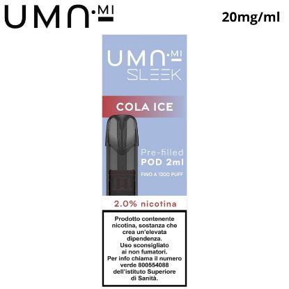Immagine di UMA.MI SLEEK POD 1pz COLA ICE 2ml 20mg/ml - PLN016653
