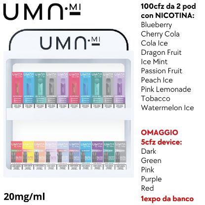 Immagine di UMA.MI SLEEK POD PROMO 100+5pz OMAGGIO + EXPO OMAGGIO