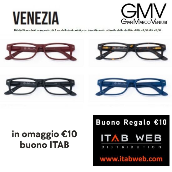 Immagine di OCCHIALI GRAD. GMV VENEZIA (da 1.00 a 3.50) 24pz