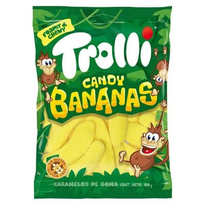 Picture of TROLLI CARAMELLE BUSTA 100g 16pz BANANA