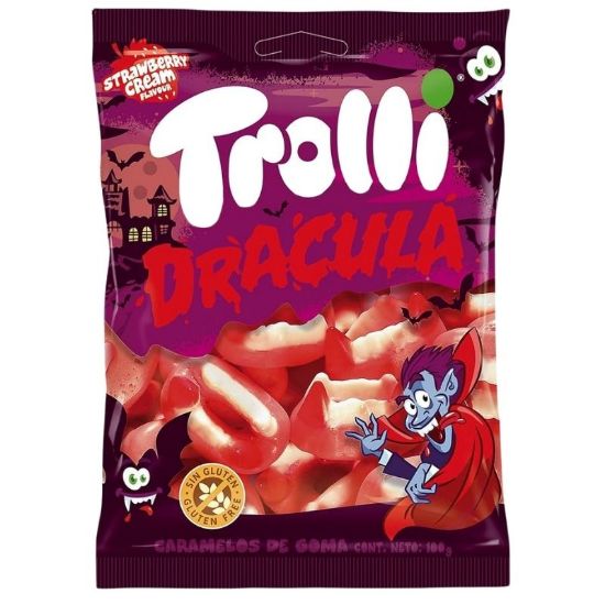 Picture of TROLLI CARAMELLE BUSTA 100g 14pz DRACULA