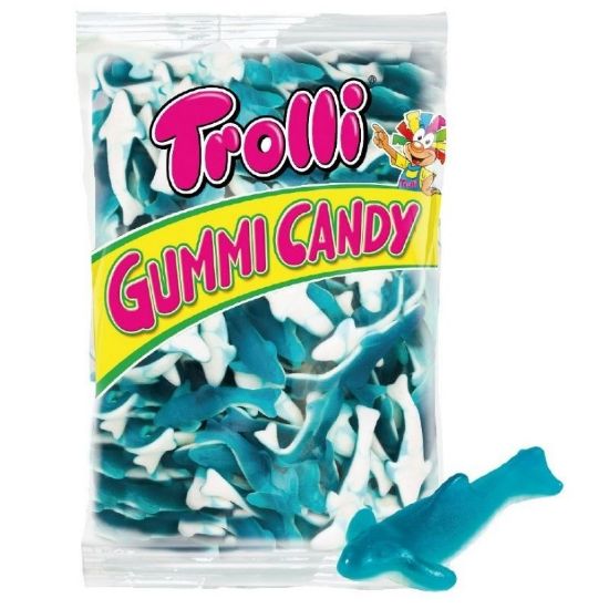 Immagine di TROLLI CARAMELLE BUSTA 100g 16pz SQUALO