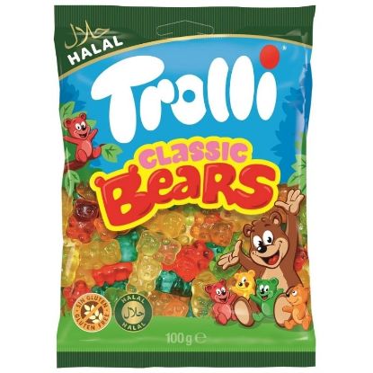 Picture of TROLLI CARAMELLE BUSTA 100g 16pz CLASSIC BEARS