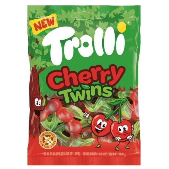Immagine di TROLLI CARAMELLE BUSTA 100g 16pz CILIEGIA