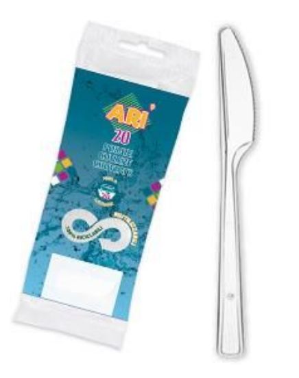 Immagine di POSATE COLTELLO 20pz RIUTILIZZABILE