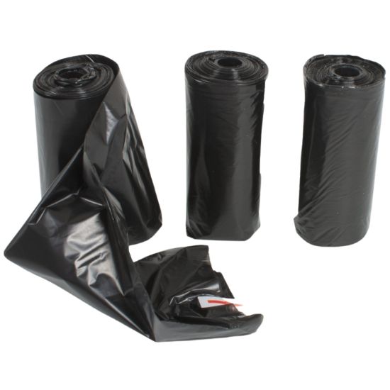 Picture of PET SACCHETTI 1pz x3 ROTOLINI da 15 SACCHETTI RICAMBIO NERO 22x32cm