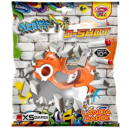 Picture of GIOCHI GRAFFITI D-SHOT FLOWPACK 5 DARDI 1pz
