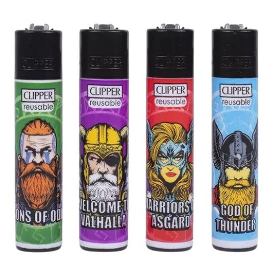 Immagine di ACCENDINO CLIPPER PIETRINA 48pz KINGS OF VAL.