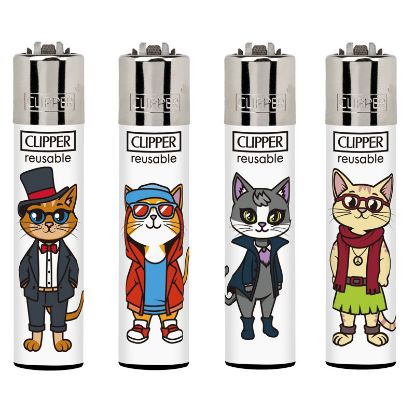 Picture of ACCENDINO CLIPPER PIETRINA 48pz FELINE FASHION