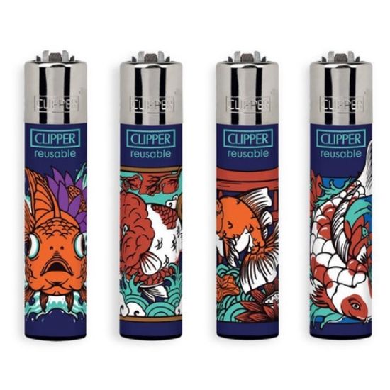 Immagine di ACCENDINO CLIPPER PIETRINA 48pz ASIAN FISHES