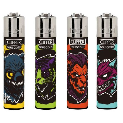 Immagine di ACCENDINO CLIPPER PIETRINA 48pz ANIMALS ZOMBIES