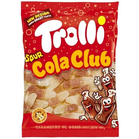Picture of TROLLI CARAMELLE BUSTA 100g 16pz SOUR COLA
