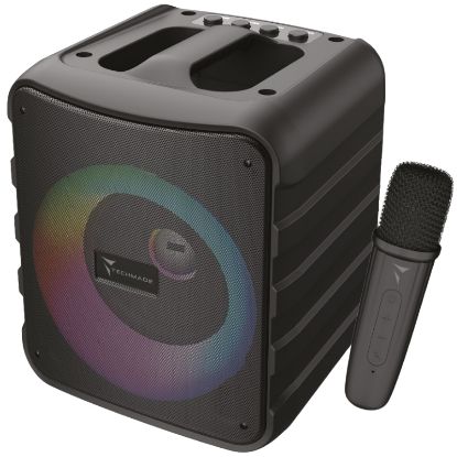 Immagine di CASSA SPEAKER CON KARAOKE 5W CON MICROFONO 1pz - TECHMADE