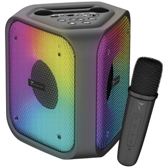 Picture of CASSA SPEAKER CON KARAOKE 12W+3W CON MICROFONO 1pz - TECHMADE