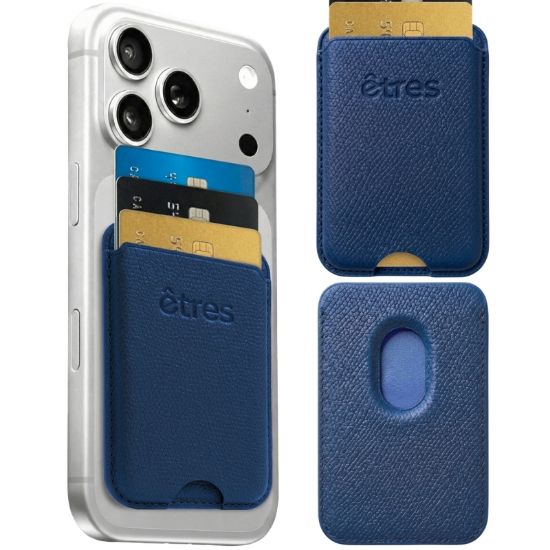 Picture of PORTAFOGLIO UNISEX 1pz ETRES WALLET MAGNETICO SLIM BLUE + SCATOLA REGALO E BORSA