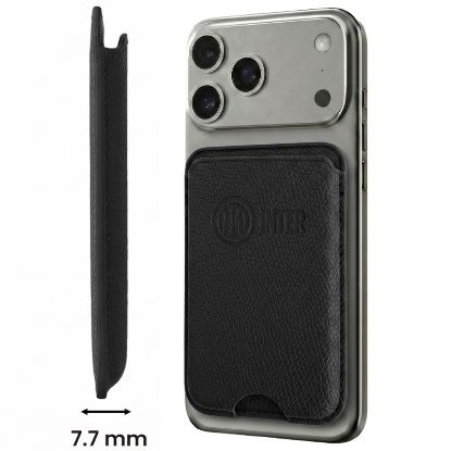 Immagine di PORTAFOGLIO UNISEX 1pz PORTACARTE MAGNETICO INTER BLACK + SCATOLA REGALO E BORSA
