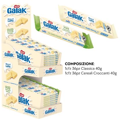 Immagine di NESTLE GALAK DUETTO 72pz BARRETE EXPO DA BANCO - PR2026