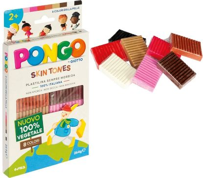 Immagine di GIOCHI PASTA MODEL. FILA PONGO 1x8pz 33gr COLORI SKIN