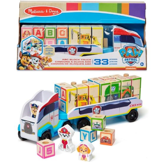 Immagine di GIOCHI MELISSA & DOUG  PAW PATROL ABC BLOCK TRUCK