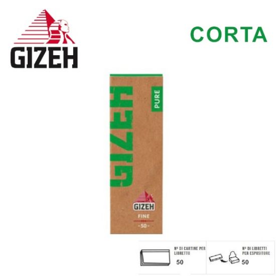 Immagine di CARTINE GIZEH CORTA PURE FINE VERDE 50pz (Acc. 9)-PROV-A00822002