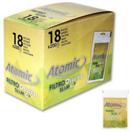 Picture of FILTRI ATOMIC ORGANIC SLIM BIO 18x200 FILTRI BUSTINA (Acc. 12,96)-PROV-C02116013