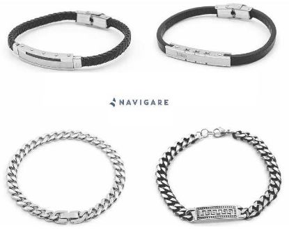 Immagine di BRACCIALE UOMO NAVIGARE 2pz ASSORTITI + SCATOLA REGALO (promo senza shopper)